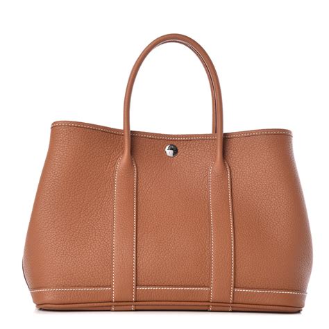 hermes garden party 30 leather price|hermes garden party 30 gold.